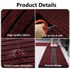 JIAFANG Outdoor Doormat 70 x 140 cm, Flat, Absorbent, Non-Slip, Red view 4