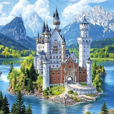 MAXBYE Schloss Diamond Painting Kit for Adults
