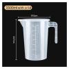 Transparent Measuring Cup with Lid, Large-Capacity Laboratory Beaker for Precise Liquid Measurement (3,500 mL with Lid) view 2
