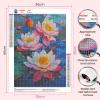 MAXBYE Pink Lotus Diamond Painting Kit for Adults view 4