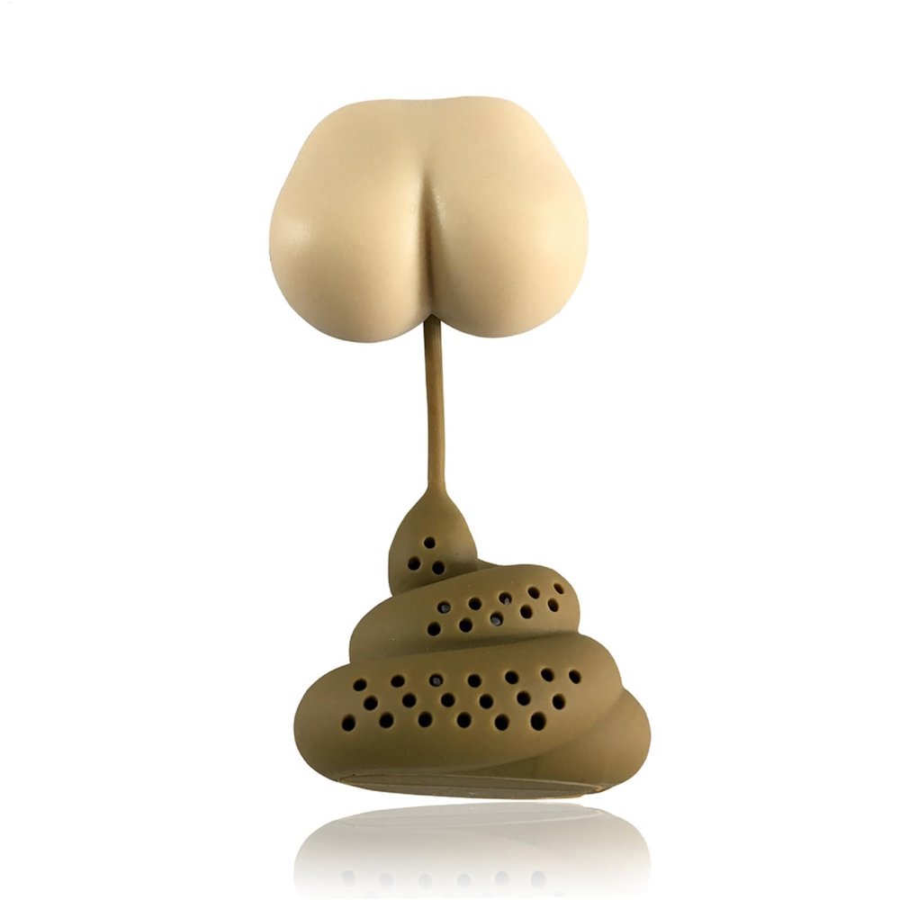 Tea Infuser Ball | Innovative Poop Shape Silicone Tea Strainer