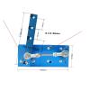 Sliding Gate Set DC 12V/24V Geared Motor, Reciprocating Piston Swing Motor, DIY Design, 20–120° Swing Angle, Wobbler Machine (Silver, 12V, 20 Times/Min) view 2