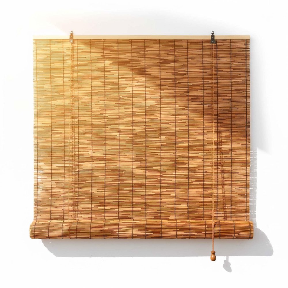 Bamboo Roller Shade for Outdoor Patio
