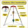 Heavy-Duty Tripod Rescue System for Confined Spaces, 1,200/1,800/1,179.3 kg Winch, 10 m Fall Protection and Lifting Equipment view 2