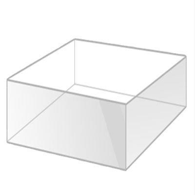 Aquarium Storage Box, Drawer Insert, Photo Prop, Clear Acrylic Display Box (20 x 15 x 10 cm)