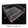 Aquarium Storage Box, Drawer Insert, Photo Prop, Clear Acrylic Display Box (20 x 15 x 10 cm) view 2