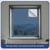 Self-Adhesive Mirror Window Film 85 x 250 cm, UV and Heat Protection, Blue-Silver view 2