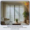 Self-Adhesive Mirror Window Film 85 x 250 cm, UV and Heat Protection, Blue-Silver view 3