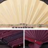 Jvjggag Foldable Fan - 2.3 cm (8/10 inch) Eastern Style Hand Fan view 3