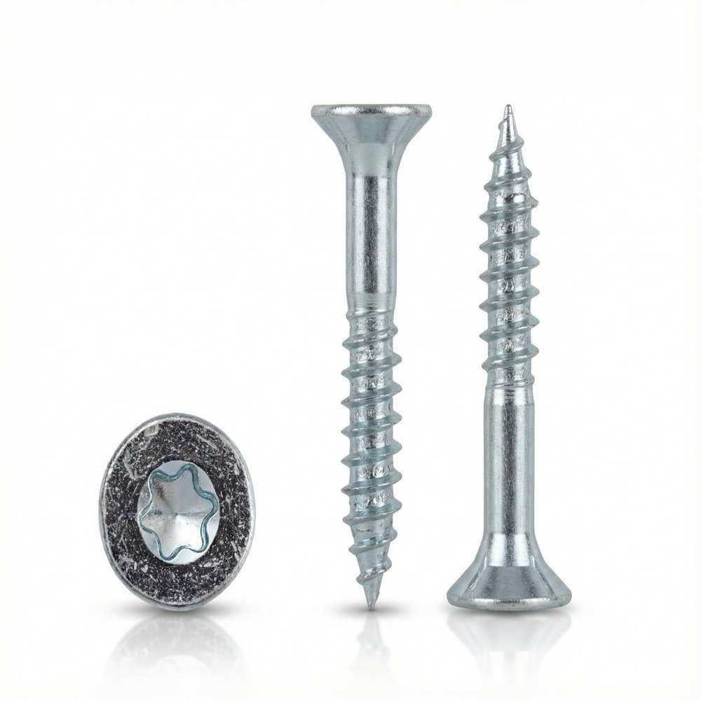Schssmetall Countersunk Wood Screws, 4 x 45 mm, 1,500 Pieces, TX20