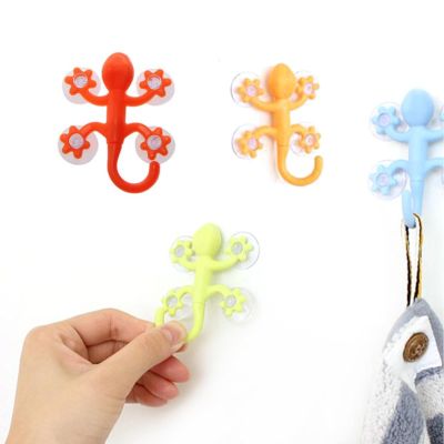 Generic Gecko Hooks - 4 Suction Cup Hooks