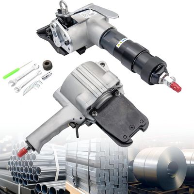 WOTZOV Heavy-Duty Pneumatic Steel Strapping Tool with Tensioning, Cutting and Sealing Functions