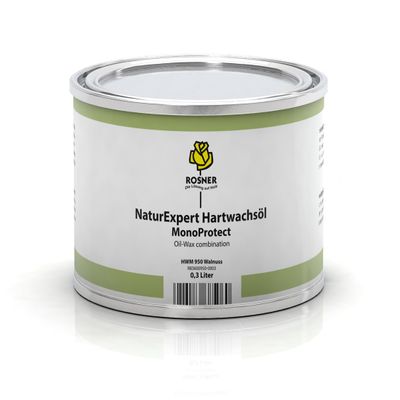Rosner Hardwax Oil MonoProtect, Solvent-Free, 001 Clear, 0.3 L