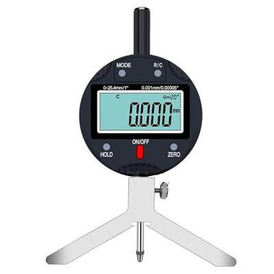 Digital Chamfer Gauge, Electronic Radius Gauge, 90°/120° Dual Jaws, 0.001 mm Precision