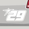 Sticker - Start Number 29 Star view 2