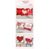 Drivstraw Red Heart-Shaped Pillow Cover view 4