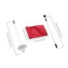 Putting Green Flag, Red Nylon Pin Marker with Tube Insert Base view 3