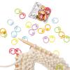 30-Piece Locking Stitch Markers - 6 Colors view 1