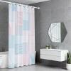 TYHKXAI Geometric Stripe Shower Curtain with Hooks, 110 x 200 cm view 1