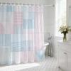 TYHKXAI Geometric Stripe Shower Curtain with Hooks, 110 x 200 cm view 3