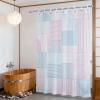TYHKXAI Geometric Stripe Shower Curtain with Hooks, 110 x 200 cm view 4