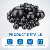 QUARKZMAN 4-Pack 11.509 mm (29/64 in) Si3N4 Silicon Nitride Ceramic Balls, G10 Grade, Black view 4