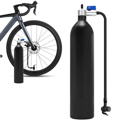 Bicycle Tire Air Tank, 13.8 Bar, 1.2 L, Portable Aluminum Alloy