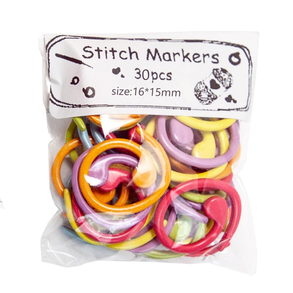 Knitting Markers | Crochet Locking Markers, Needle Clip DIY Craft Accessories
