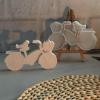 Bicycle Silicone Mold - Bird on Bicycle Design view 3