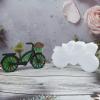 Bicycle Silicone Mold - Bird on Bicycle Design view 4