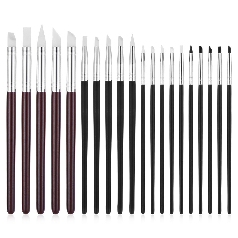 Molain 20-Piece Silicone Brush Set