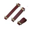 OAKJncjL Leather Cabinet and Drawer Handle, Black/Brown (32) view 1
