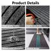 WEIZERO Outdoor Doormat 105 x 140 cm, Gray view 4