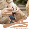 Wooden Knitting Fork Set with Big-Eye Needle view 2
