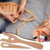 Wooden Knitting Fork Set with Big-Eye Needle view 4