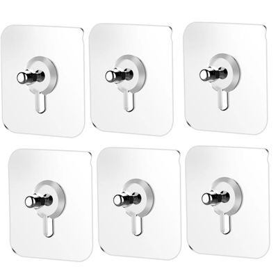 CAKEEYUM Nail-Free Wall Stickers, 6 Pack