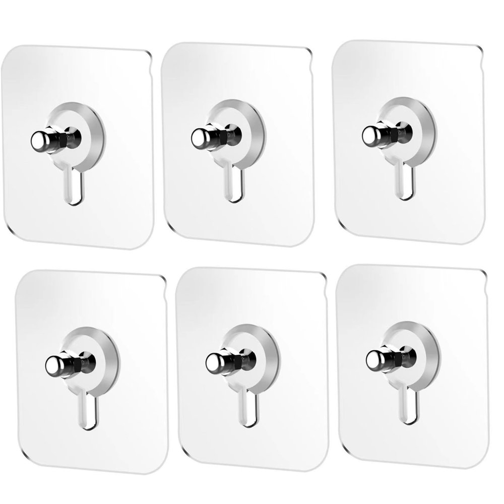 CAKEEYUM Nail-Free Wall Stickers, 6 Pack