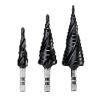 YZWRWRMKTB M35-Coated Step Drill Bit for Stainless Steel, Hard Metal, HSS-Co, 3 Flutes, 1 Piece (4–12, 5 Steps) view 1