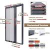 Accordion Folding Door with Lock and Keys view 2