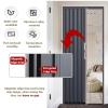 Accordion Folding Door with Lock and Keys view 3