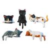 MOLZINY 5 Mini Cat Figures for Car Interior view 1