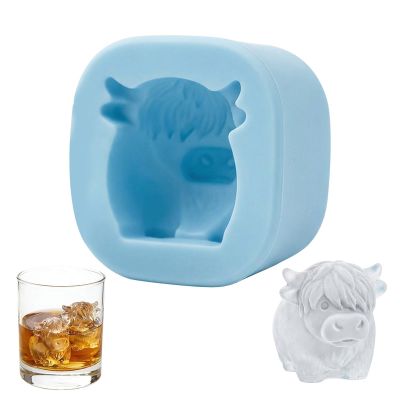 Miniature Highland Cattle Ice Cube Mold