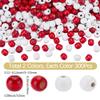 SUNNYCLUE 600 Pcs 10mm Christmas Wooden Beads view 2
