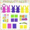 LIZANQU 6-Piece Easter Bunny Craft Set view 2
