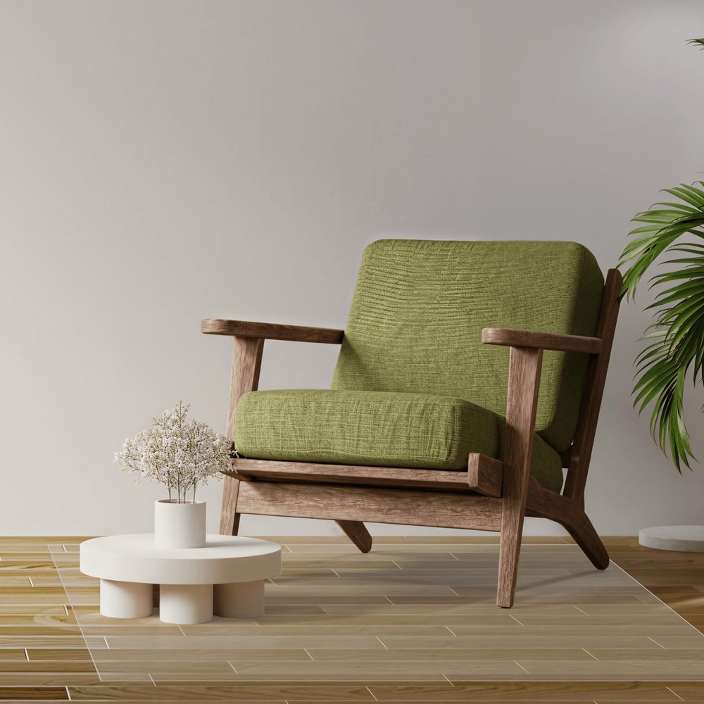 Transparent PVC Chair Mat 125 x 145 cm for Hard Floors