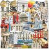 50 Transparent PET Stickers for Scrapbooking view 1