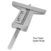 Yctze Stainless Steel Tire Tread Depth Gauge, 0–10 mm, for Cars and Trucks view 2