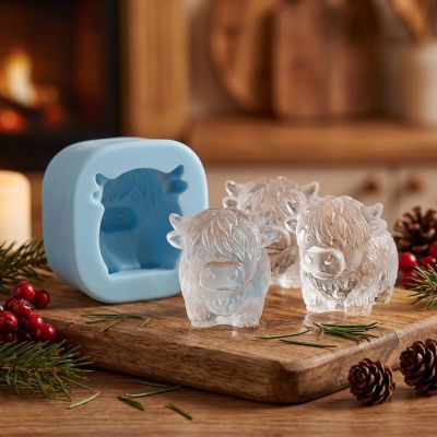 Mini Highland Cow Ice Cube Mold