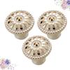 IMIKEYA Round Cabinet Knob 6041, Zinc Alloy, 3 Pieces view 2