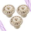 IMIKEYA Round Cabinet Knob 6041, Zinc Alloy, 3 Pieces view 3
